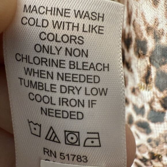 Maurices Kimono Open Cardigan Rose Gold Snake Print Women’s Size L/XL - Picture 7 of 9